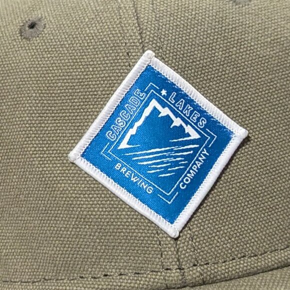 NWT Cascade Lakes Brewing Co. Beer Canvas Dad Hat Baseball Cap Patch - Picture 6 of 6